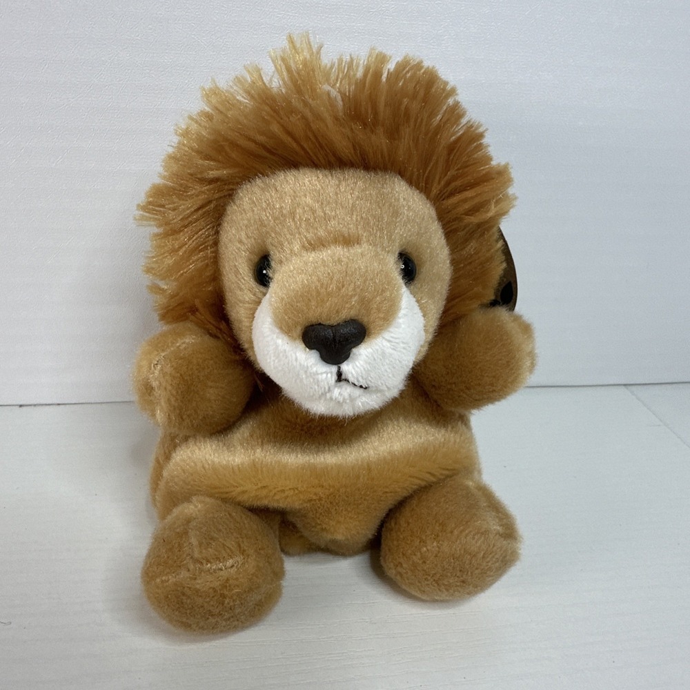 Aurora World Plush - Palm Pals - Leno Lion‎  (5 inch) - Stuffed Animal Toy NWT